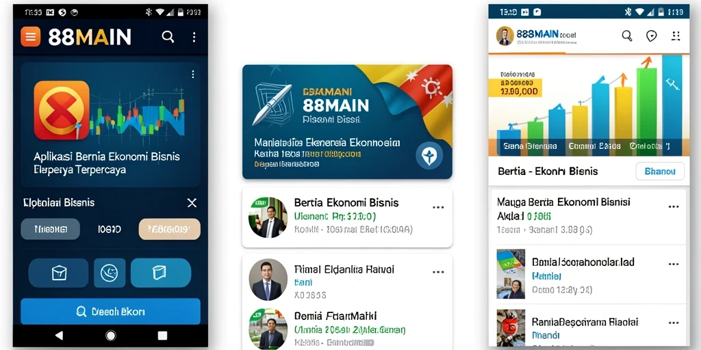 Antarmuka aplikasi 88MAIN yang intuitif dan informatif.