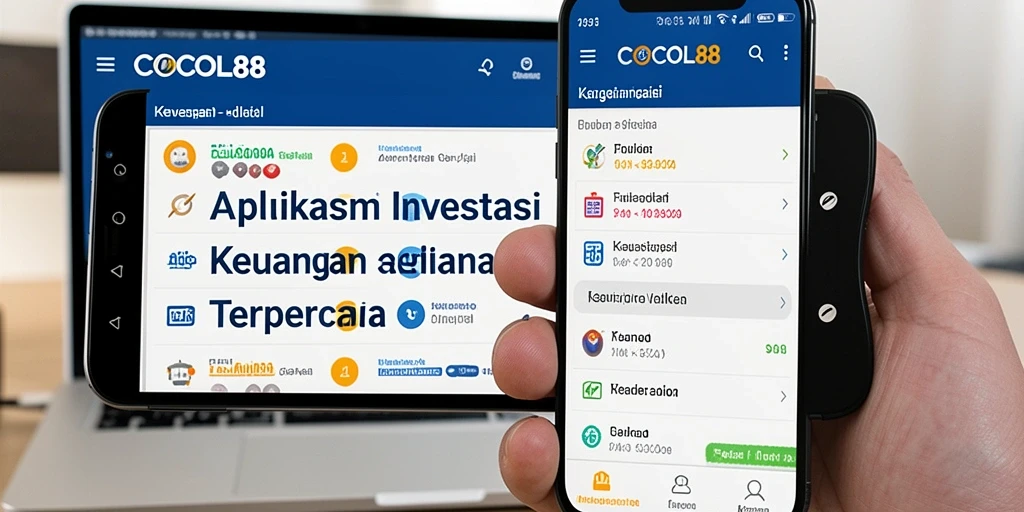 Antarmuka pengguna COCOL88 yang modern dan bersih.