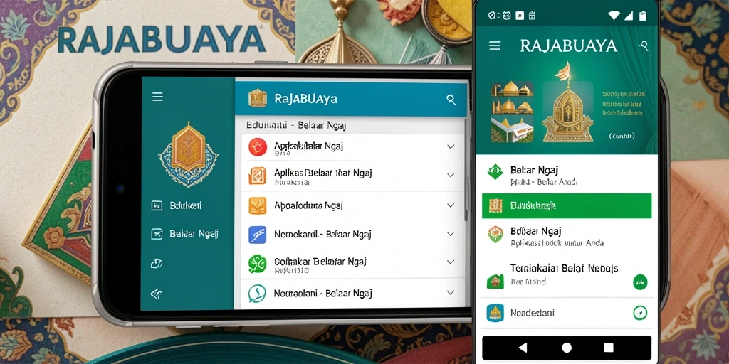 Antarmuka RAJABUAYA yang ramah pengguna dan interaktif.